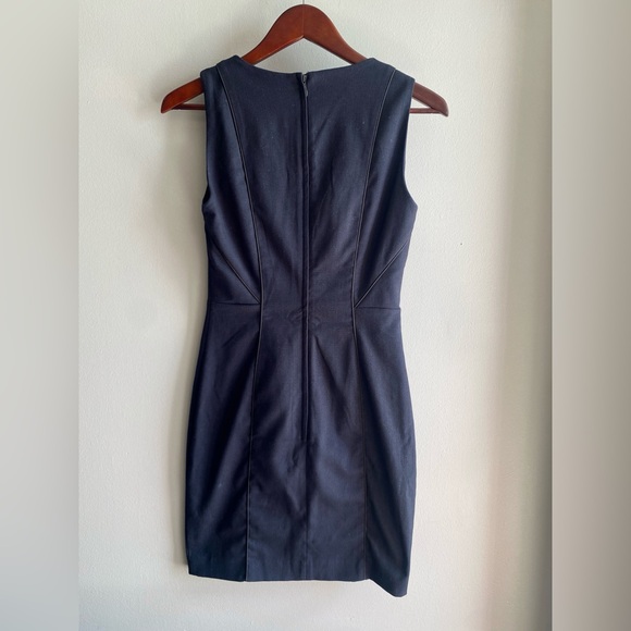 H&M Sleeveless Fitted Mini Dress - Navy - Picture 4 of 8